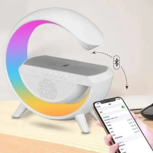 Caixa de som G-Speaker sem fio Bluetooth com LED RGB Atmosfera - Imagem 4