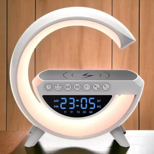 Caixinha De Som G alto-falante com Luminária Multifunção Altofalante Bluetooth COM ou SEM Relógio - Imagem 2