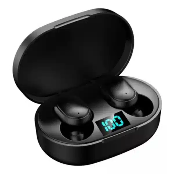 Fone De Ouvido Dual Led Bluetooth 5.0 Airdots Air Sem Fio - Preto